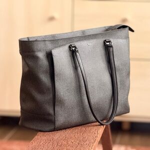 Tumi Valerie Sinclair Laptop Work Tote Charcoal Gray